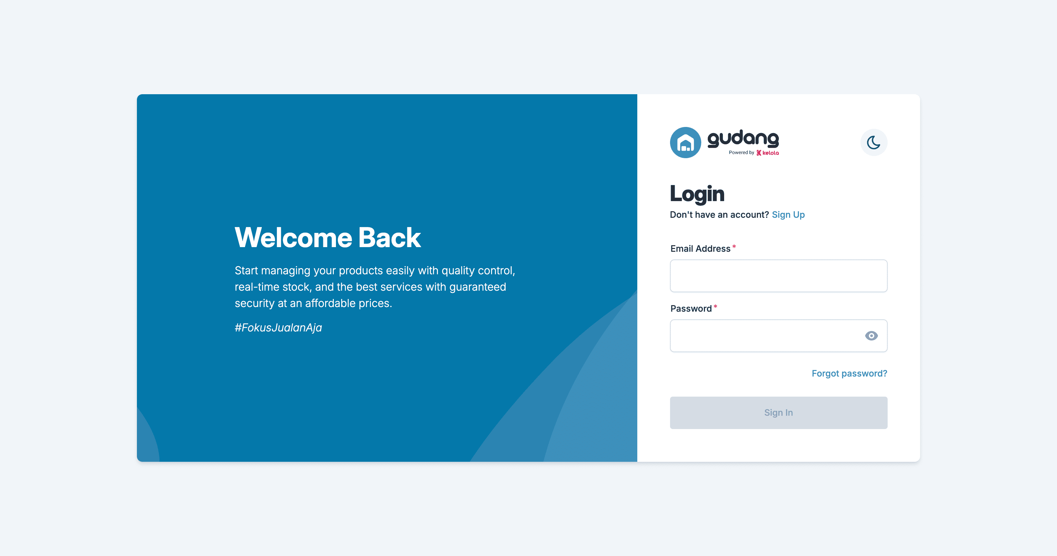 Kelola WMS client app screenshot